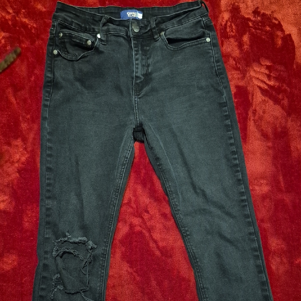 Roberto Cavalli Women's Black Skinny Jeans